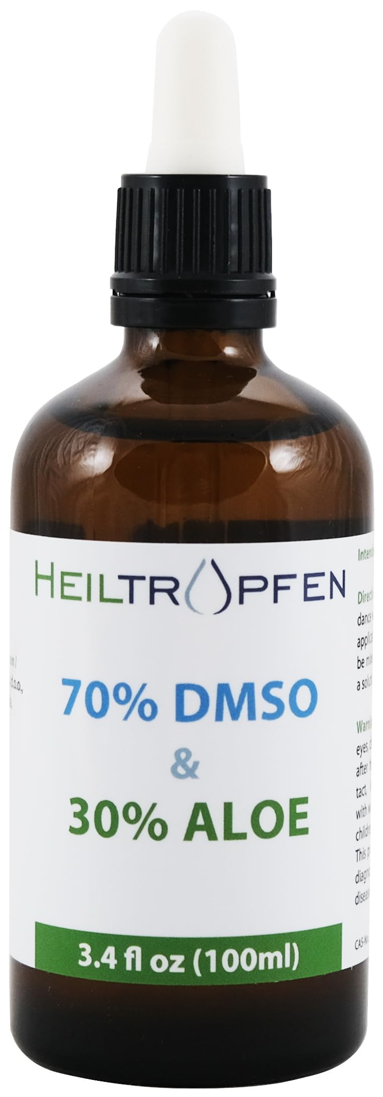 Bouteille Heiltropfen DMSO & Aloe Arborescense 100ml vue de face