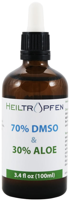 Bouteille Heiltropfen DMSO & Aloe Arborescense 100ml vue de face