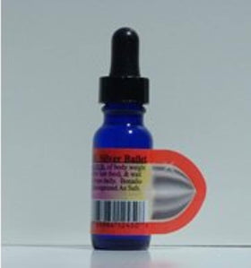 Bouteille Indiumease de 0,5 oz avec étiquette visible