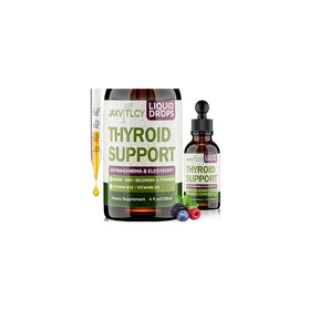 Bouteille JAXVITLCY de 4 fl oz de gouttes de soutien thyroïdien, vue de face