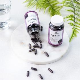 Bouteille Nature Restore avec étiquette Bio Acai