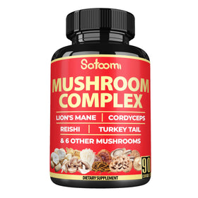 Bouteille Satoomi 90 capsules complément alimentaire champignons