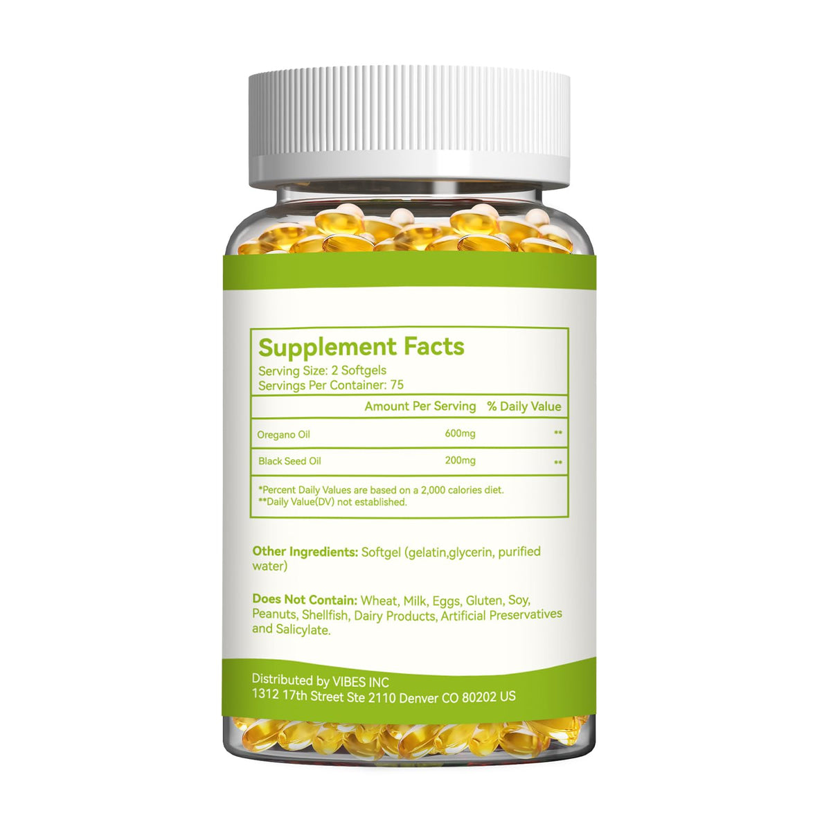Bouteille SmildeHeal ouverte avec gélules visibles