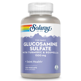 Bouteille SOLARAY Glucosamine Sulfate 1500 mg vue avant