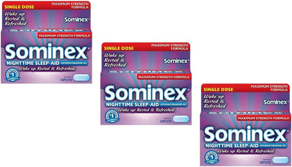 Bouteille Sominex contenant 16 comprimés de sommeil