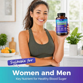 Bouteille Strmuscle Dihydroberbérine 200mg sur fond blanc