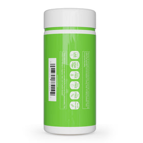 Bouteille UpNourish D3 K2 ouverte avec gélules à l'intérieur