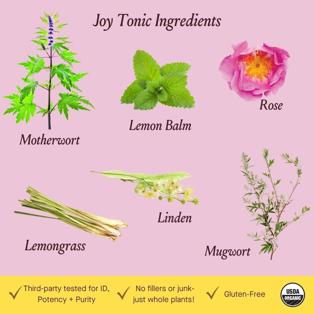 Bouteille Urban Moonshine Joy Tonic sur une table en bois