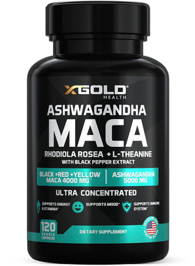Bouteille X Gold Health complément alimentaire 120 capsules vue de face
