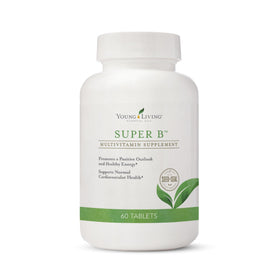 Bouteille Young Living Super B Tablettes 60 Comprimés vue de face