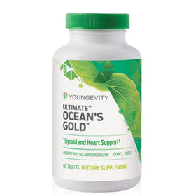 Bouteille Youngevity Ocean's Gold 60 comprimés vue de face