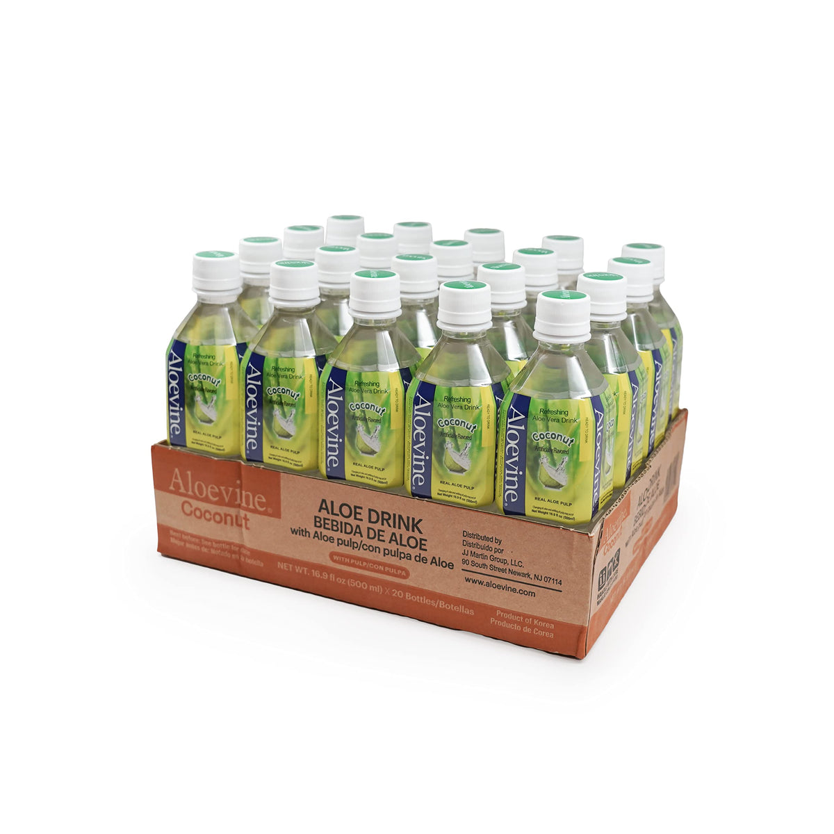 Bouteilles de Boisson Aloe Vera Aloevine 16,9 oz pack de 20