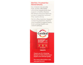 Bouteilles de Geritol Liquid Energy B-Vitamines côte à côte