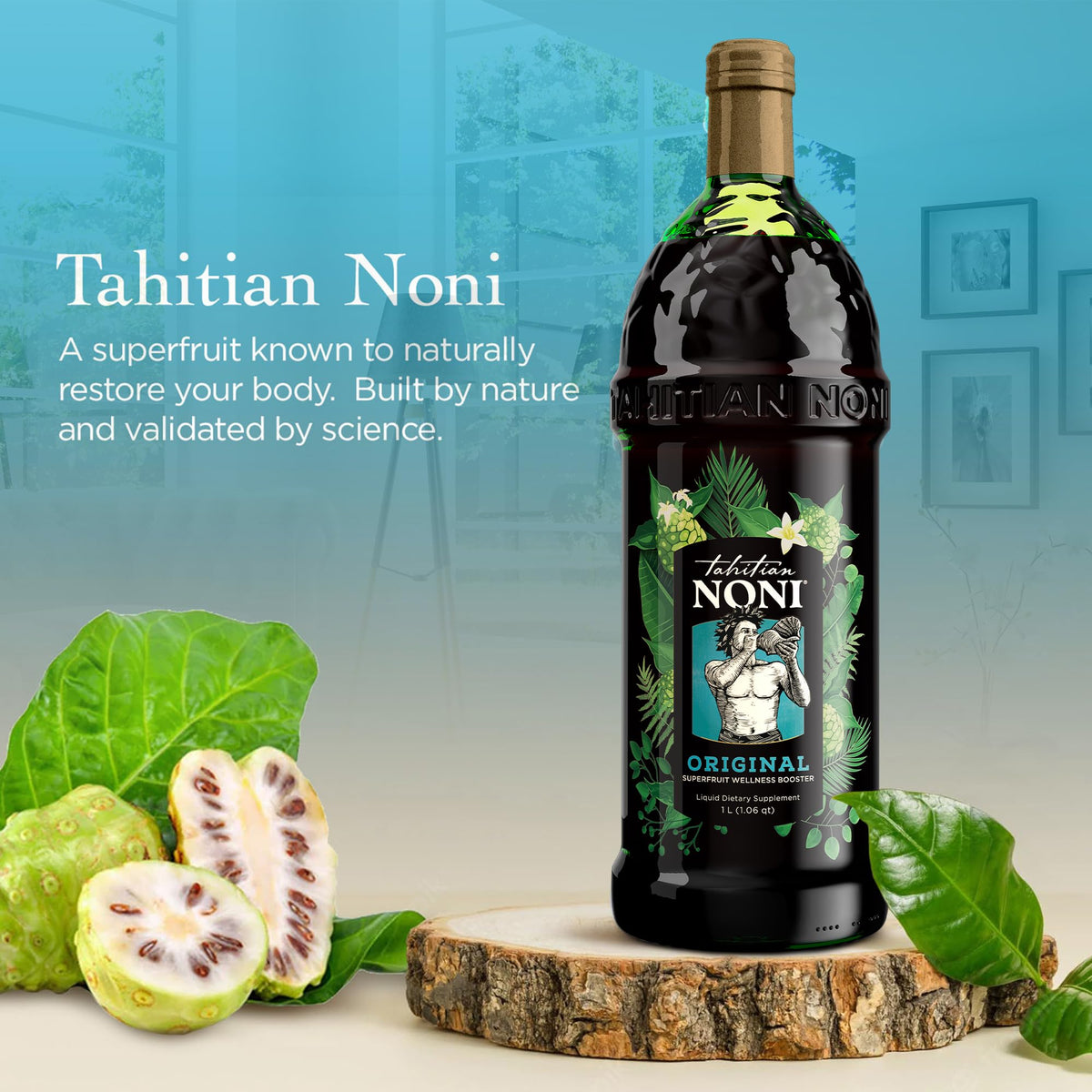 Bouteilles de jus de noni Tahitian Noni 4-pack
