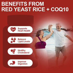 Bouteilles de Riz Rouge LIVEGIS sur un fond neutre