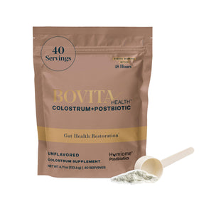 Bovita Health Complément Alimentaire en Poudre Colostrum + Postbiotique 200g vue de face