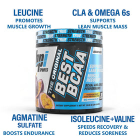 BPI Sports BCAA en Poudre 372g en préparation avec eau
