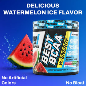BPI Sports BCAA Poudre Pastèque Glacée avec cuillère doseuse