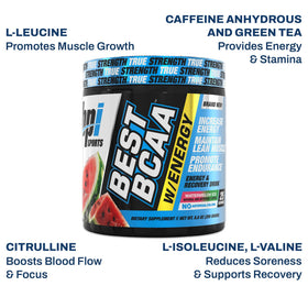 BPI Sports BCAA Poudre Pastèque Glacée avec fruits frais