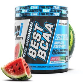 BPI Sports Best BCAA Poudre 372g Saveur Pastèque Glacée vue avant