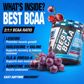 BPI Sports Best BCAA Poudre en préparation dans un verre