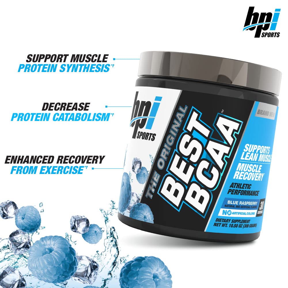 BPI Sports Best BCAA Poudre mélange dans un verre d'eau