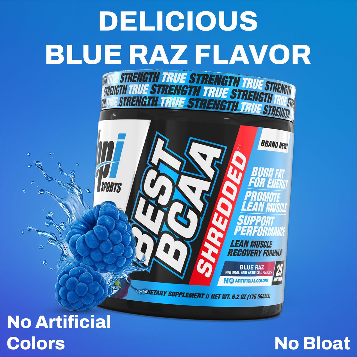 BPI Sports Best BCAA Shredded 259g dos de l'emballage
