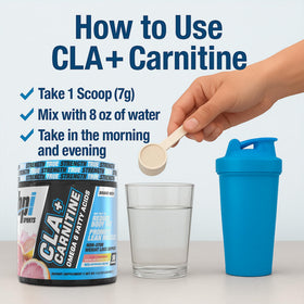 BPI Sports CLA+Carnitine 390g en utilisation pendant un entraînement