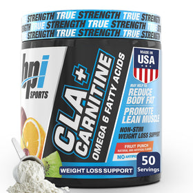 BPI Sports CLA + Carnitine 440g pot vue de face