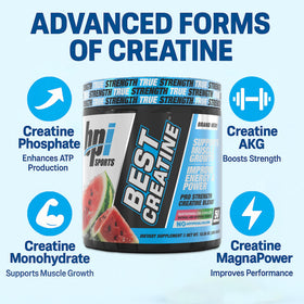 BPI Sports Creatine Monohydrate 358g côté avec étiquette