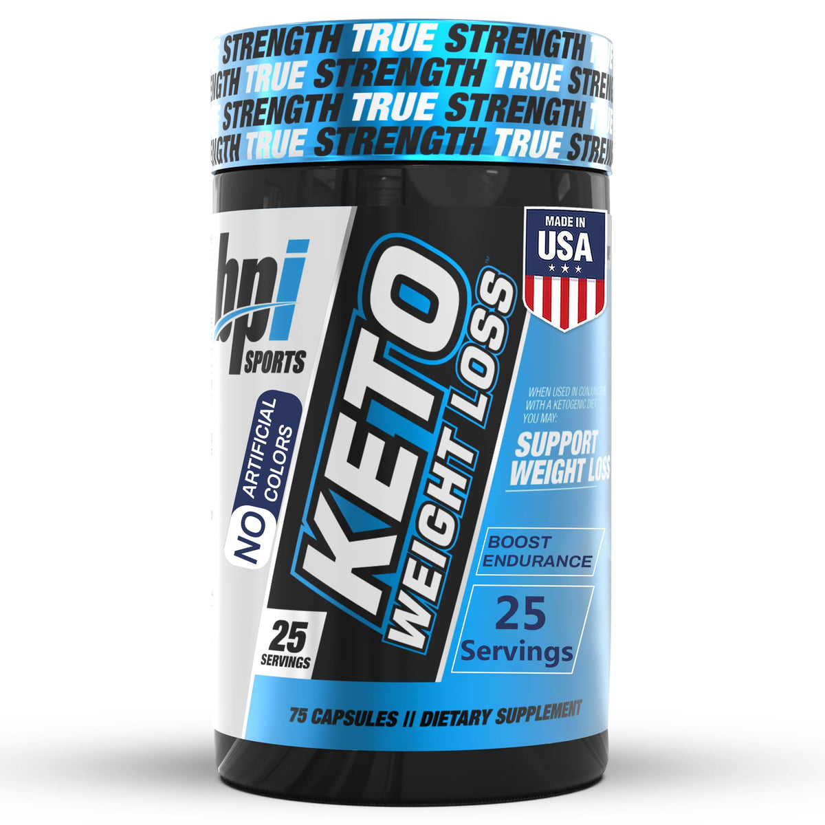 BPI Sports Keto Weight Loss Elite boîte de 25 capsules vue de face