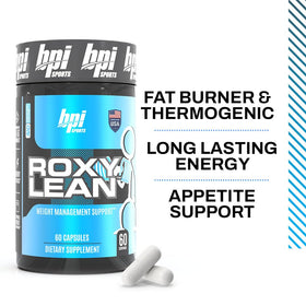BPI Sports RoxyLean complément alimentaire 60 capsules, vue de dos