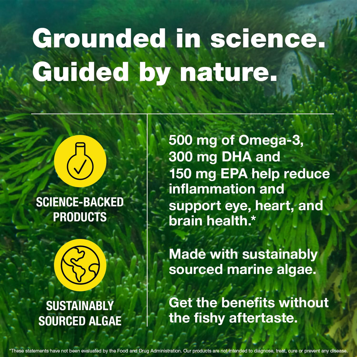 Bragg Capsules Omega-3 Végétales 90 Mini Gélules en gros plan