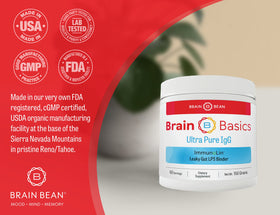 Brain Bean Complément Alimentaire Ultra Pur IgG 150g - présentation du produit