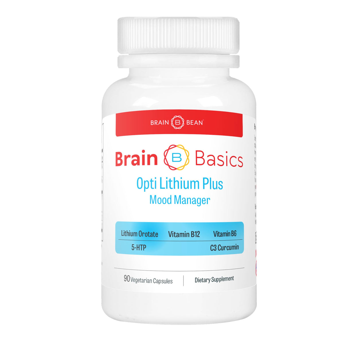Brain Bean Opti Lithium Plus 68g vue avant avec étiquette