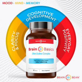 Brain Bean Ultra Iodine Complex 12,5 mg avec d'autres compléments alimentaires