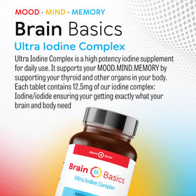 Brain Bean Ultra Iodine Complex 12,5 mg contenant ouvert