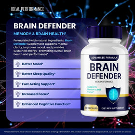 Brain Defender, capsules sur une table