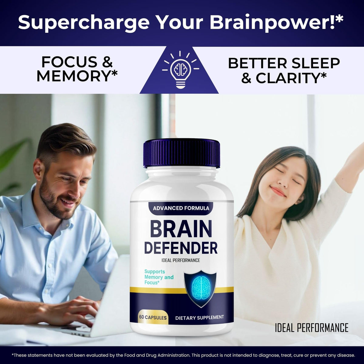 Brain Defender, packaging avec poids et dimensions