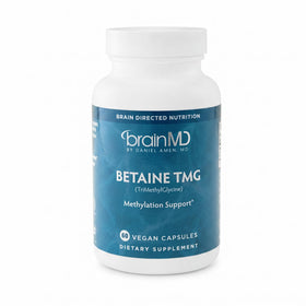 BrainMD Betaine TMG 60 capsules végétales vue avant