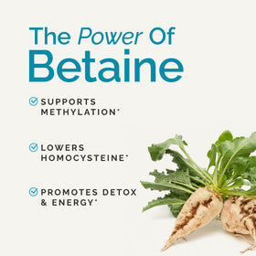 BrainMD Betaine TMG capsules à côté de l'emballage