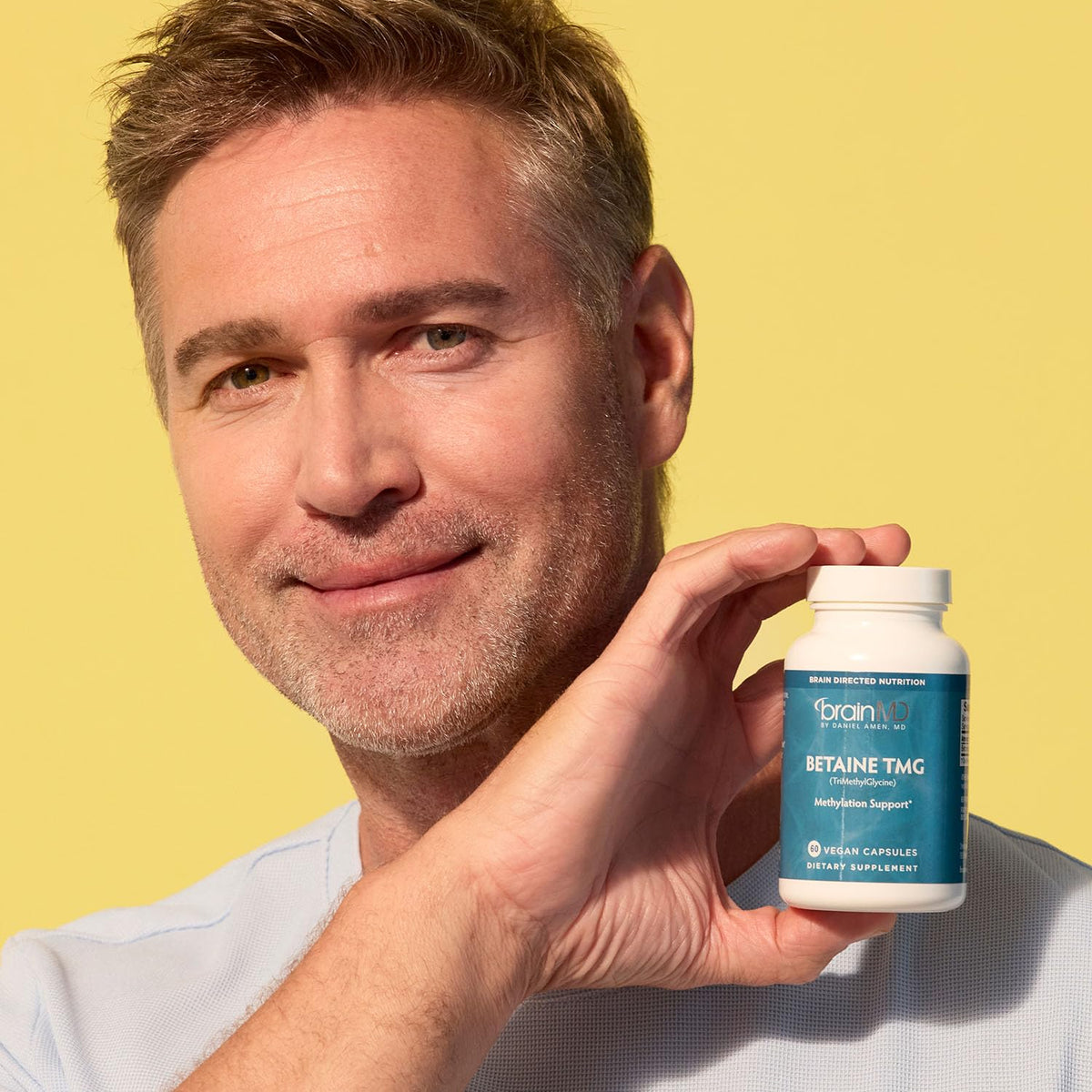 BrainMD Betaine TMG packaging avec informations nutritionnelles