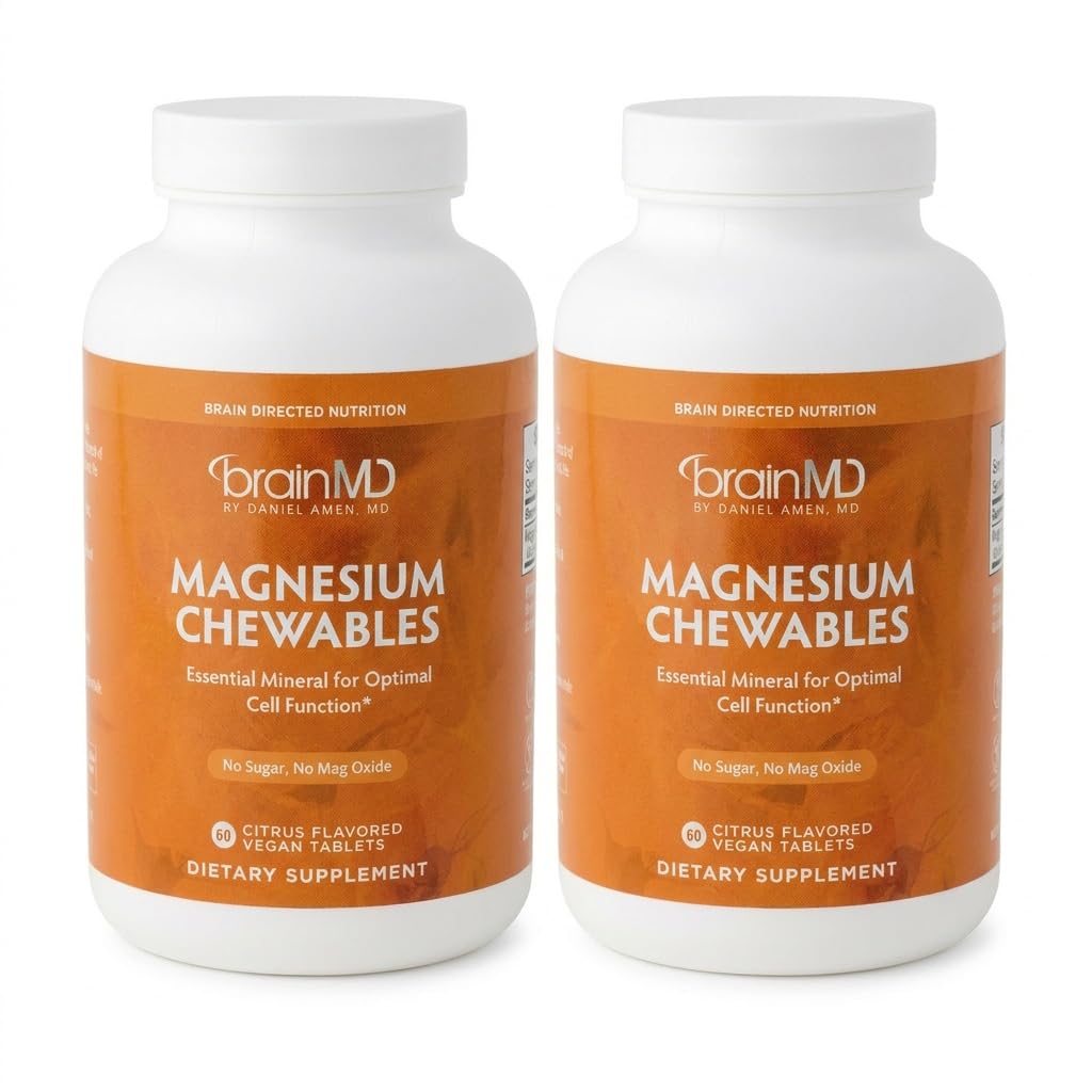 BrainMD Chewables de Magnésium Citrus - boîte avant