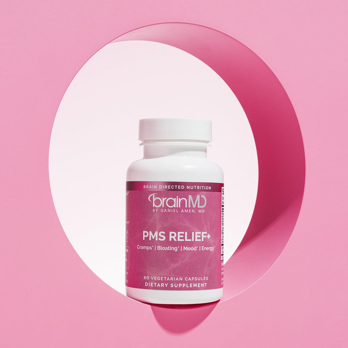 BrainMD Complément Alimentaire Équilibre 60 Capsules avec étiquette