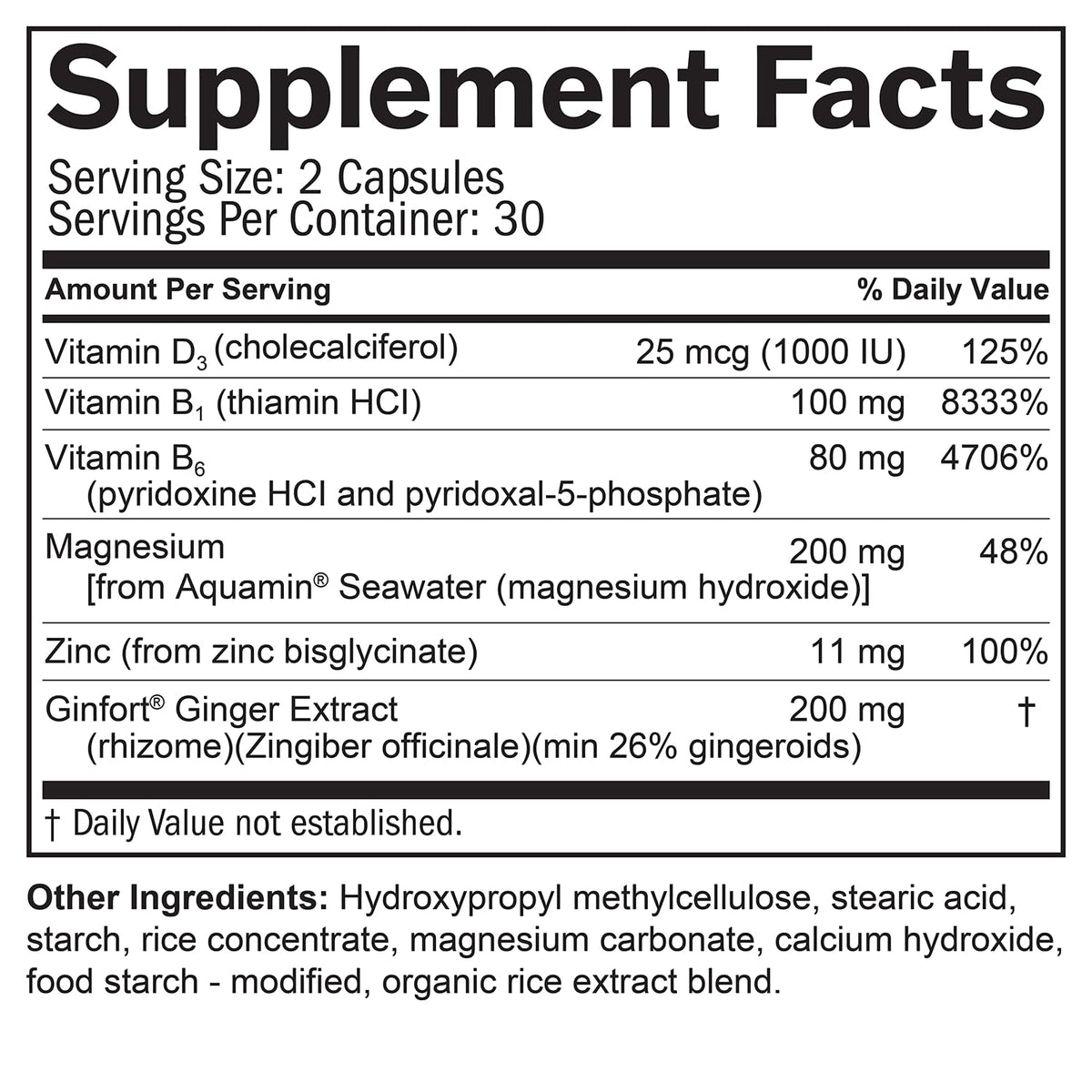 BrainMD Complément Alimentaire Équilibre 60 Capsules sur fond blanc