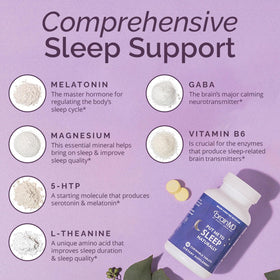 BrainMD Complément Alimentaire Sommeil Naturel 90 Comprimés à Mâcher - Détails des comprimés