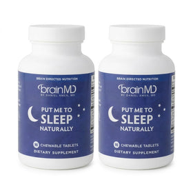 BrainMD Complément Alimentaire Sommeil Naturel 90 Comprimés à Mâcher - Vue de l'emballage