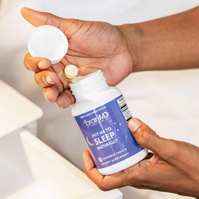 BrainMD Complément Alimentaire Sommeil Naturel - Vue de côté de l'emballage