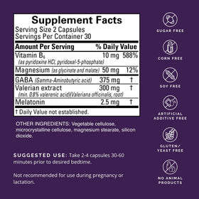 BrainMD Complément Sommeil capsules végétales sur fond blanc
