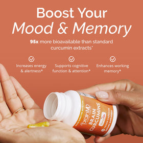 BrainMD Curcumine Longvida 30 capsules végétales packaging